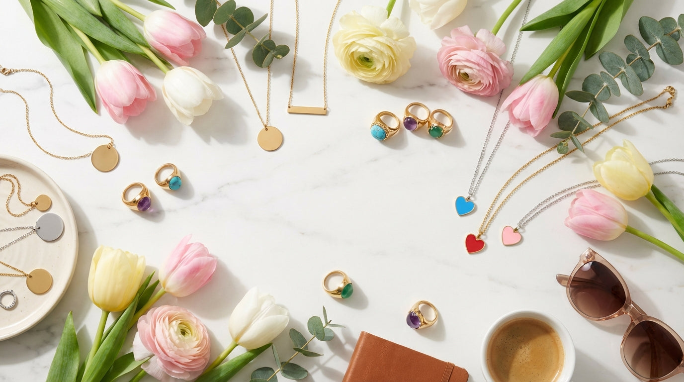 Sieraden trends voorjaar 2026: Deze kleuren en vormen gaan we zien