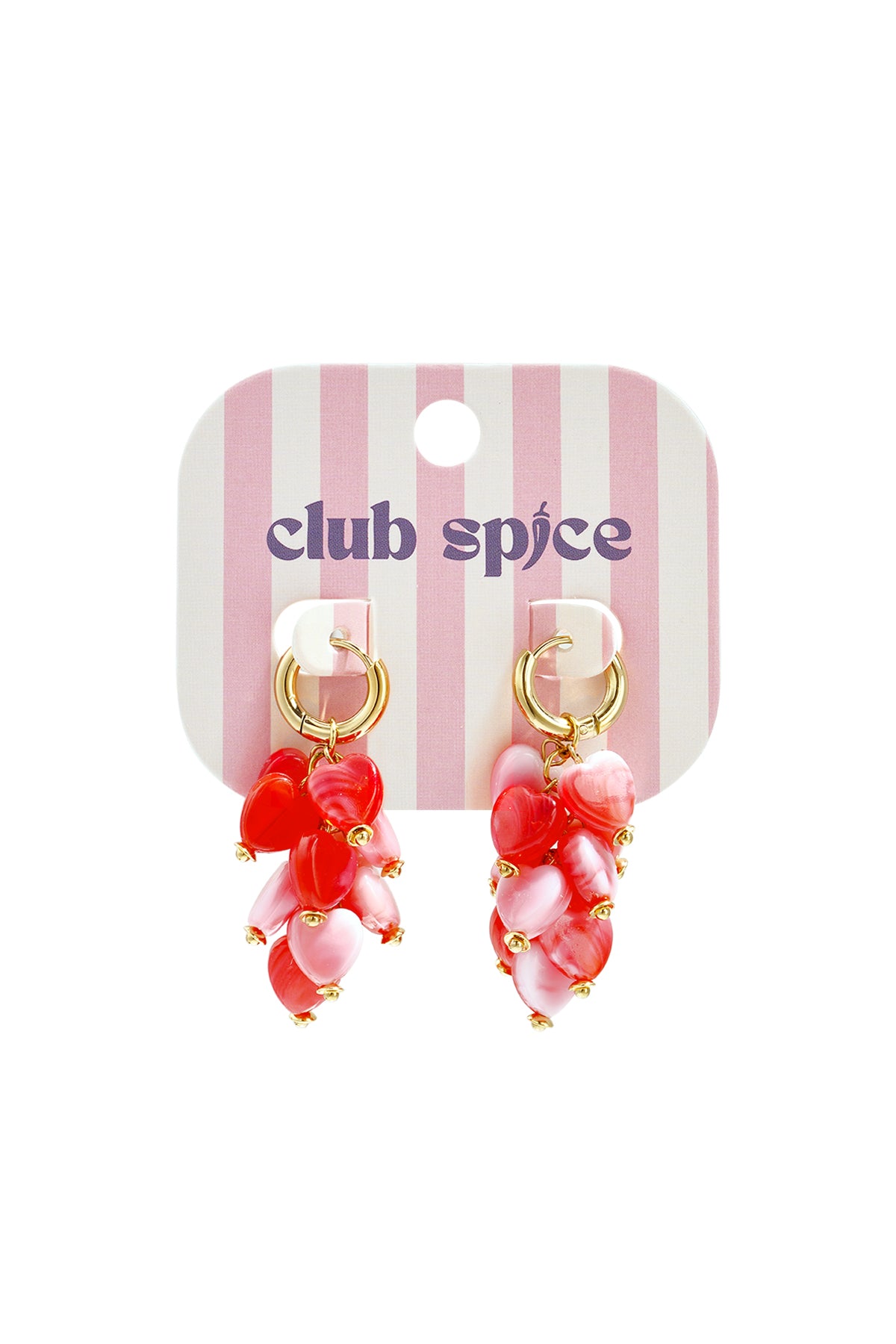 Stylish Heart Beads Earrings for Women Spring/Summer