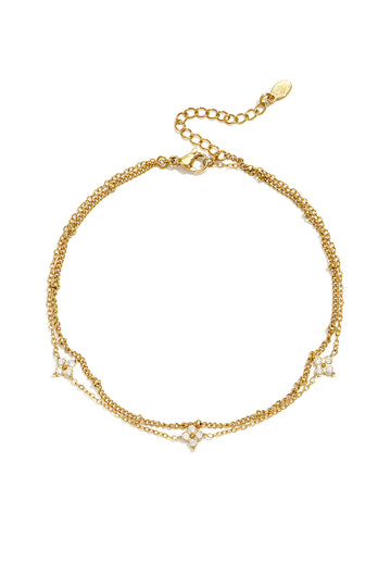 Nola - Enkelband - Goud - Stainless Steel