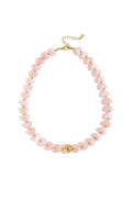 Ketting met statement en hartvormige kralen