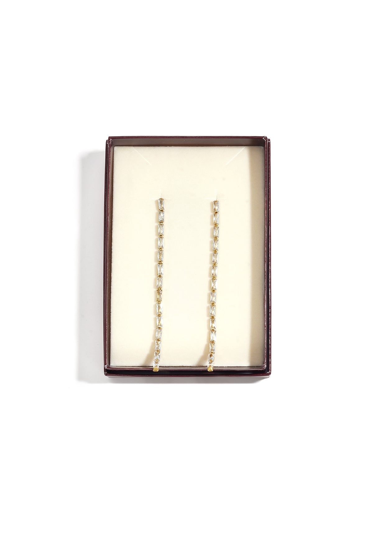 Oorbellen met hangertjes van roestvrij staal en ketting, Simple Daily Simple Series, damessieraden