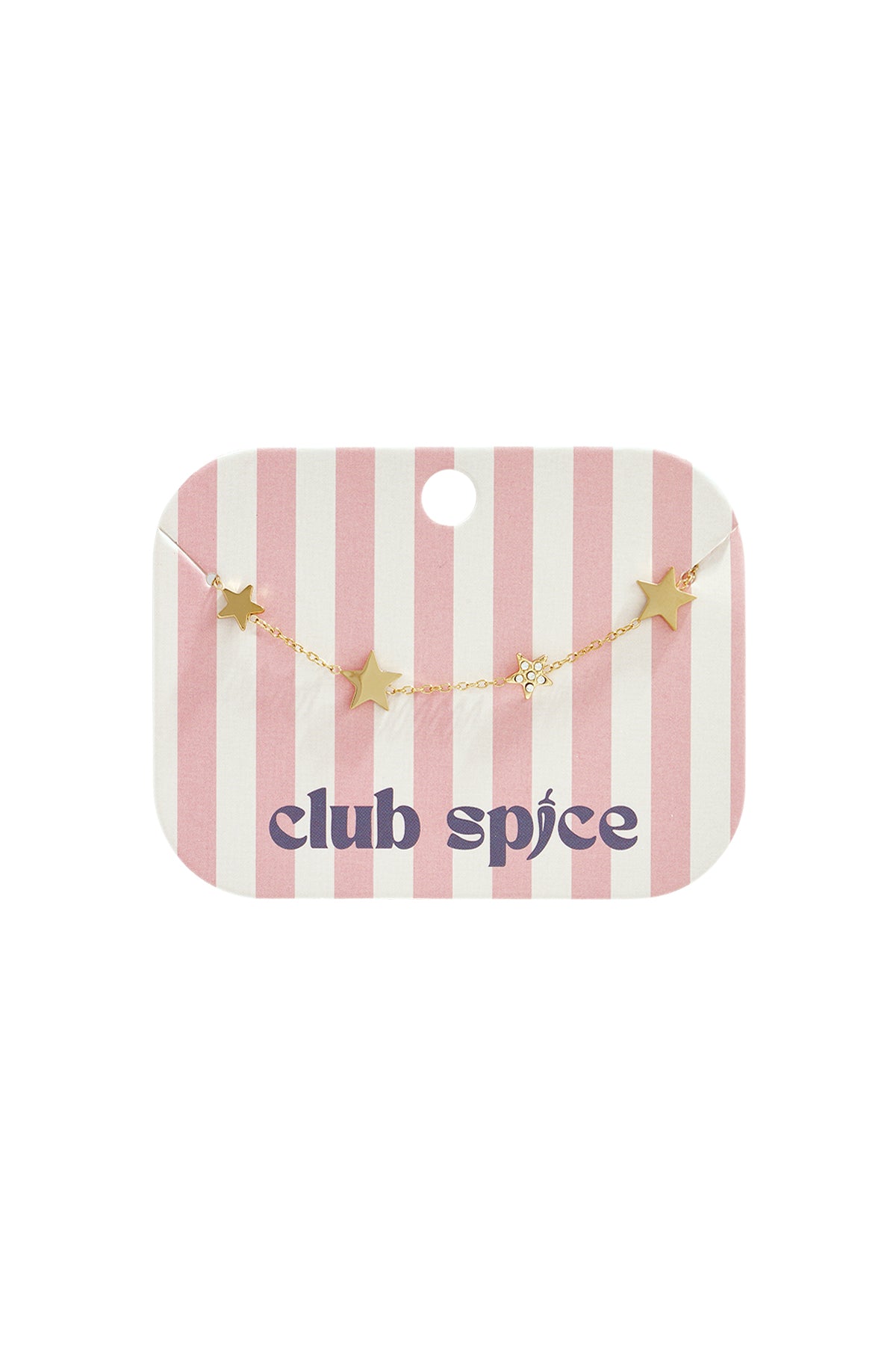 Elegant 14K Gold Plated Star Charm Bracelet