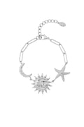 Zon Maan Ster Ketting
