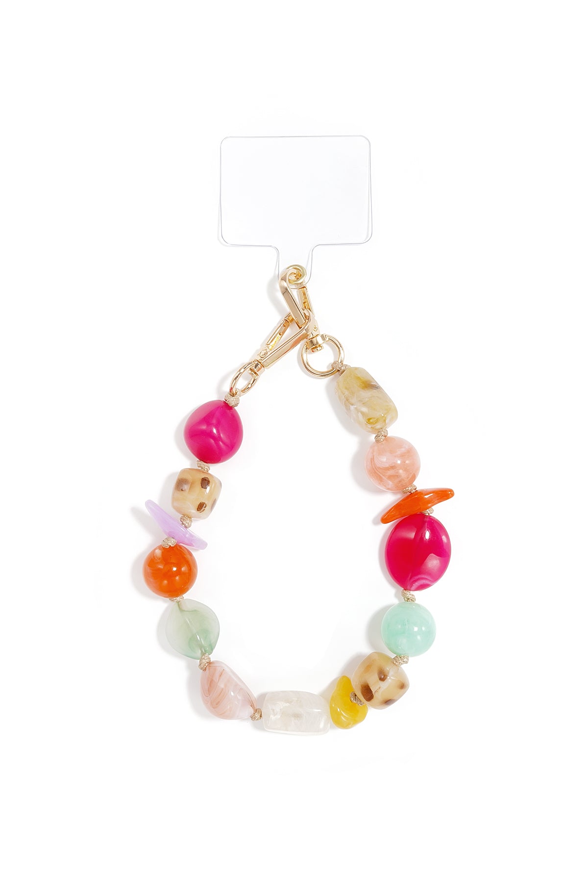 Telefoonketting met kralen, dagelijkse accessoires van acryl