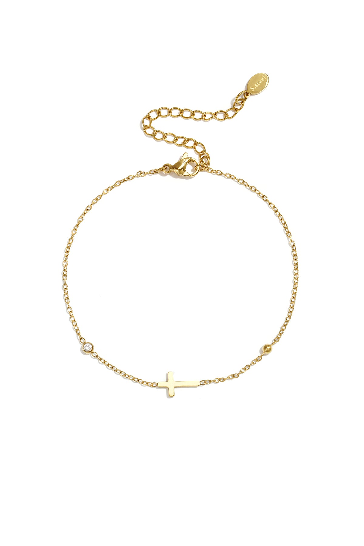 Elegant Gold Charm Bracelet for Women