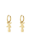 Elegant Silver & Gold Drop Earrings for Women
