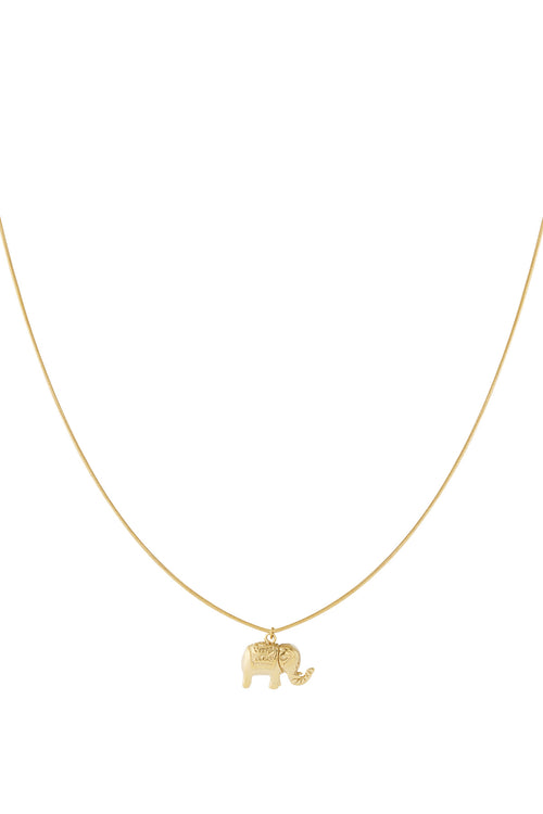 Cute elephant necklace