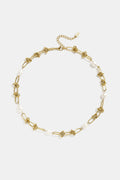 Roestvrijstalen hangerkettingen, eenvoudige ketting, dagelijkse sieraden uit de Simple Series voor dames.