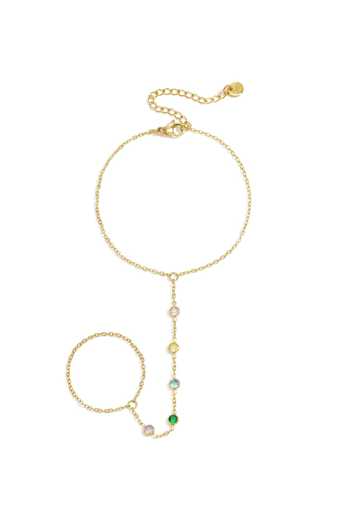 Handketting van roestvrij staal, cirkelvormig, eenvoudig, dagelijks gebruik, eenvoudige serie, damessieraden