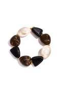 Acryl kralenarmbanden met onregelmatige vorm, eenvoudige, alledaagse serie, damessieraden