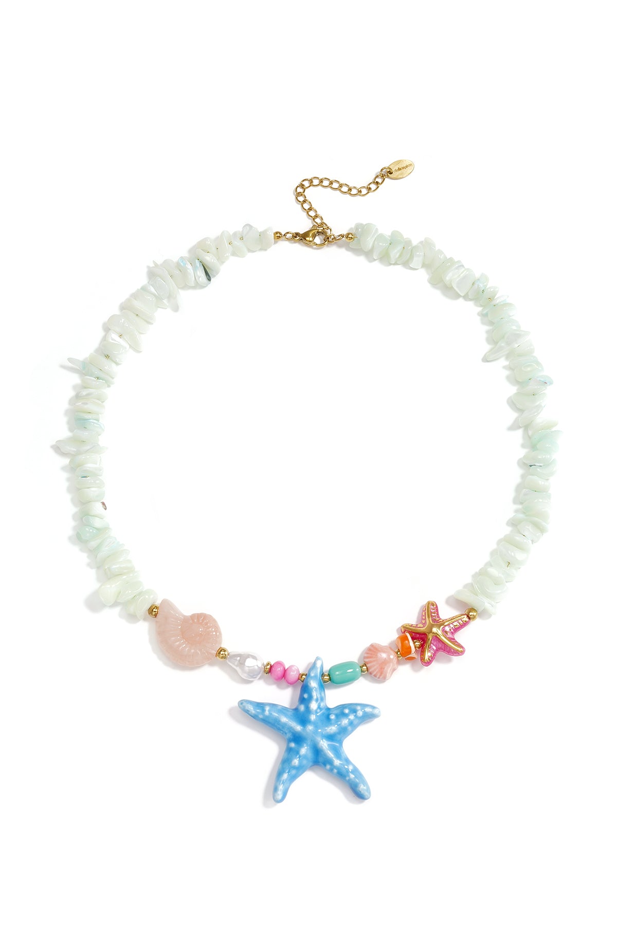 Elegant Green Beaded Necklace for Spring/Summer