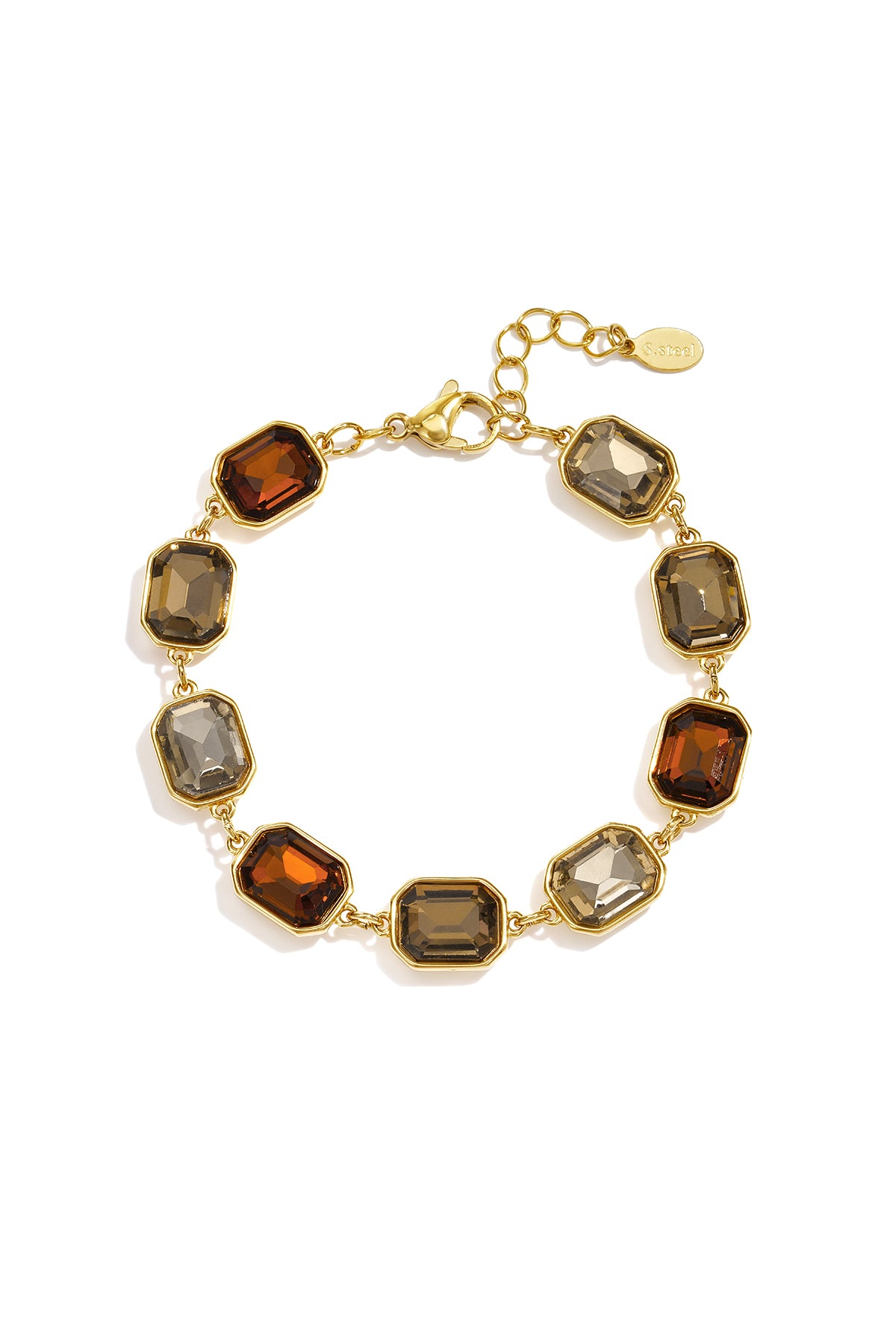 Armbanden van roestvrij staal met kralen, geometrische vorm, elegant, dagelijks te dragen, luxe serie, dames sieraden