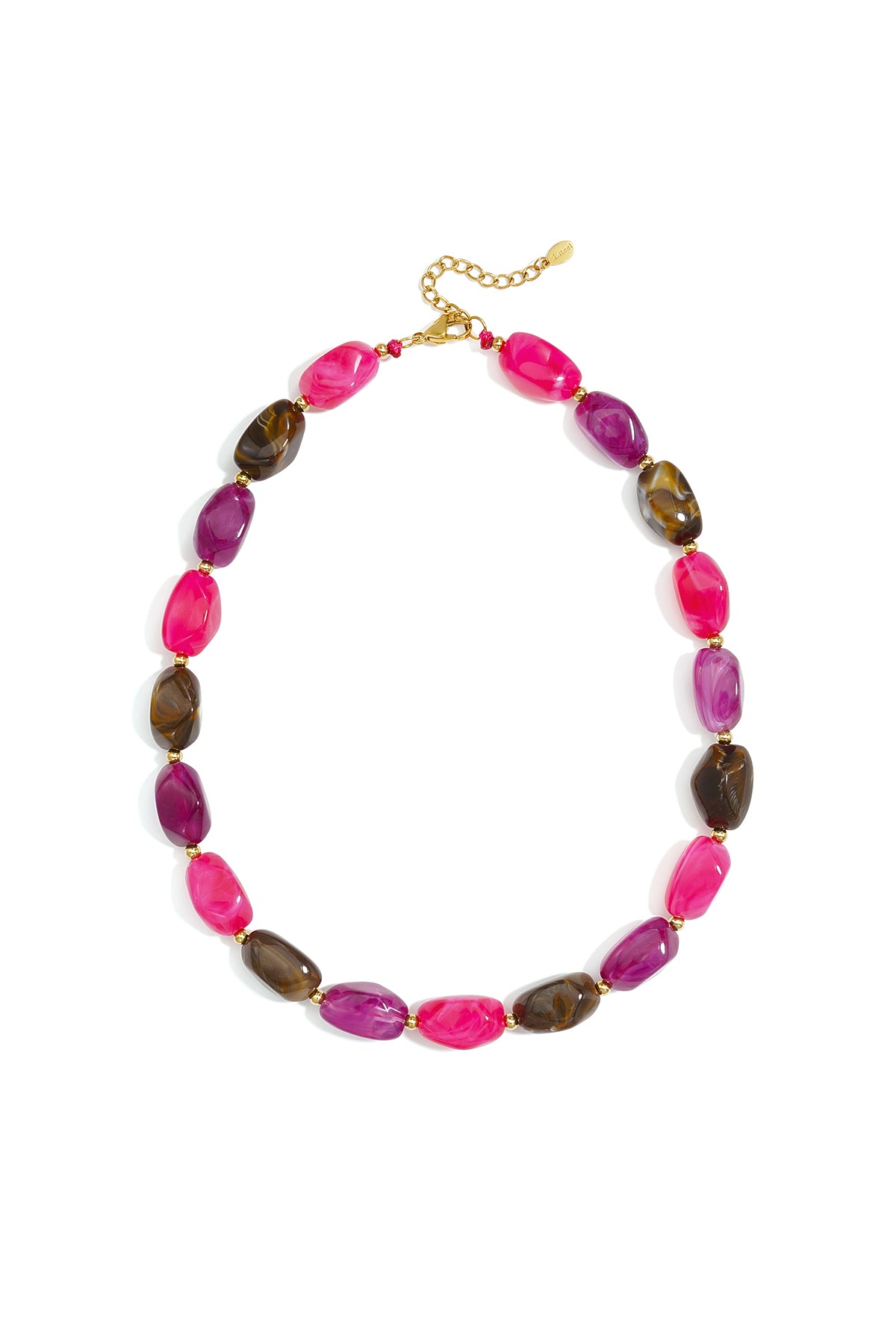 Acryl kralenkettingen met onregelmatige vorm, casual, alledaagse, eenvoudige serie, dames sieraden