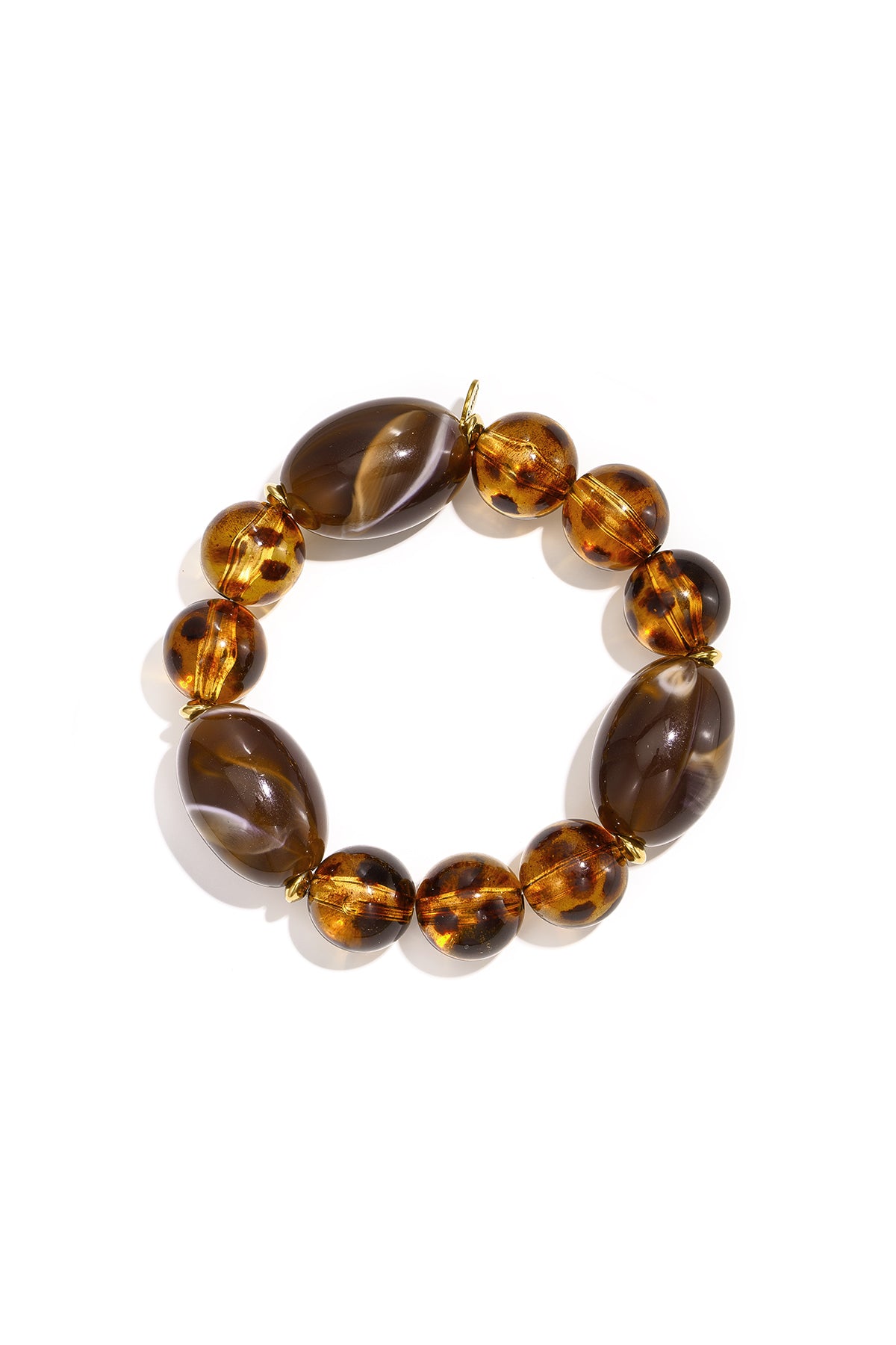 14K vergulde acryl kralenarmbanden, Beads Daily, Daily Simple serie, dames sieraden