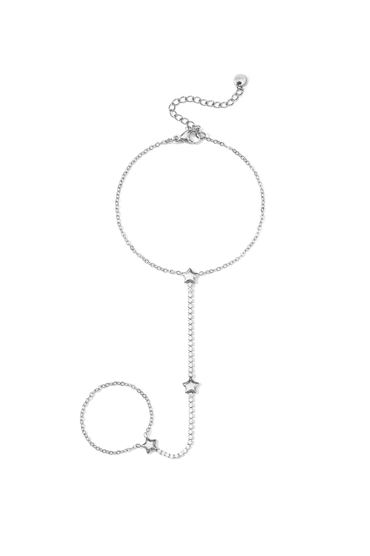 Handchain tennis-style met sterretjes