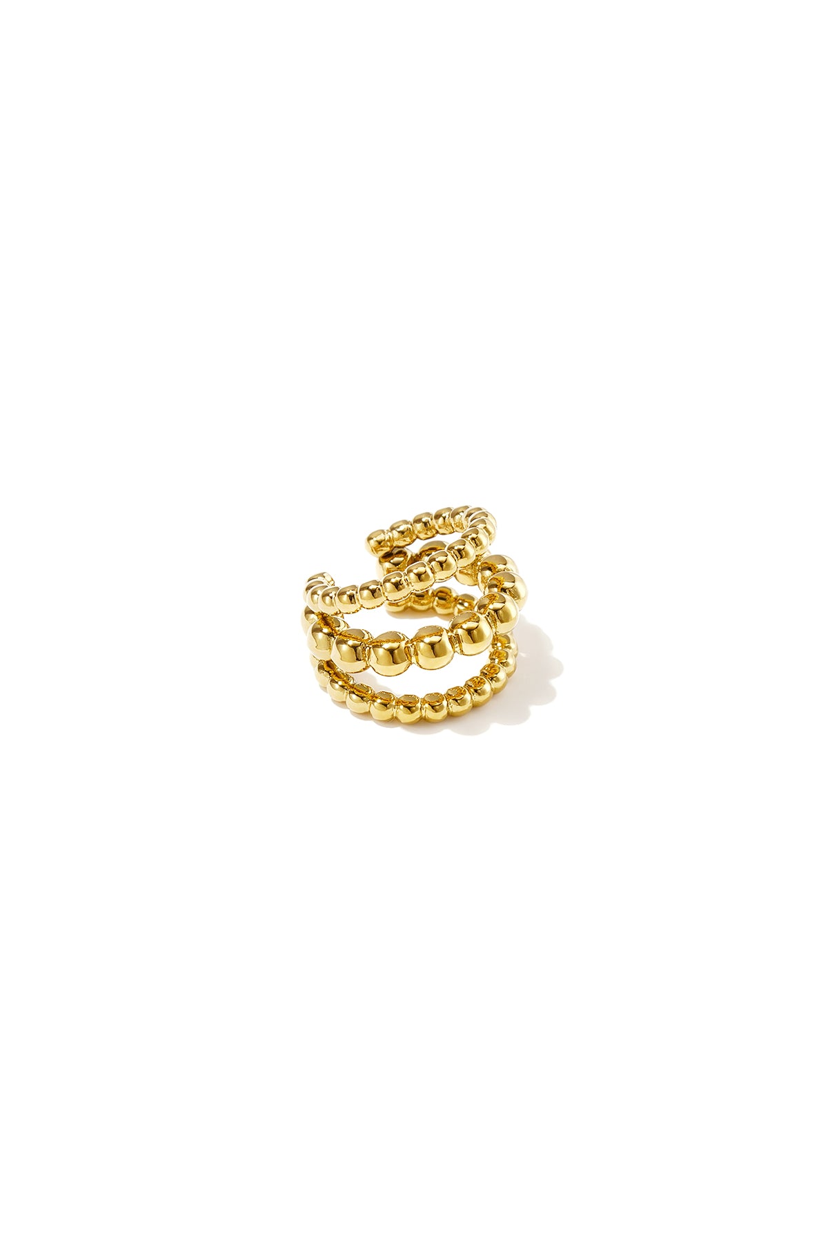 Roestvrijstalen oormanchetten met onregelmatige vorm, eenvoudige, alledaagse serie, dames sieraden