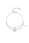 Elegant Flower Charm Bracelet for Everyday Glam