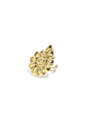 Spiraalschelp statement ring