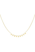 simpele ketting met ronde hangers
