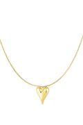 simpele ketting met iconisch hart medium
