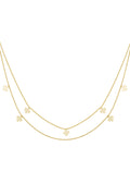 dubbele klaver ketting