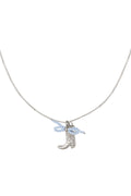 Elegant Silver & Gold Color Cartoon Pendant Necklace