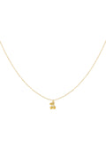 Elegant Gold-Color Fruit Pendant Necklace for Women