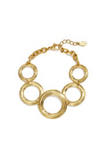 Stylish Gold-Toned Chain Bracelet for Everyday Wear