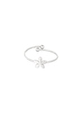 Basic effen kleurring met bloem