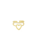 heart & sparkle ring