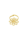 Ring happy flower - Goud kleur