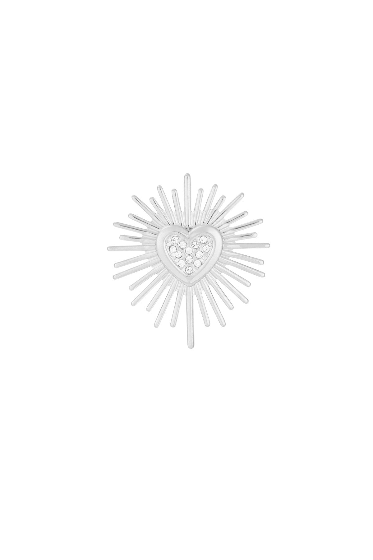 broche sparkling heart