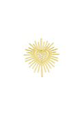 broche sparkling heart