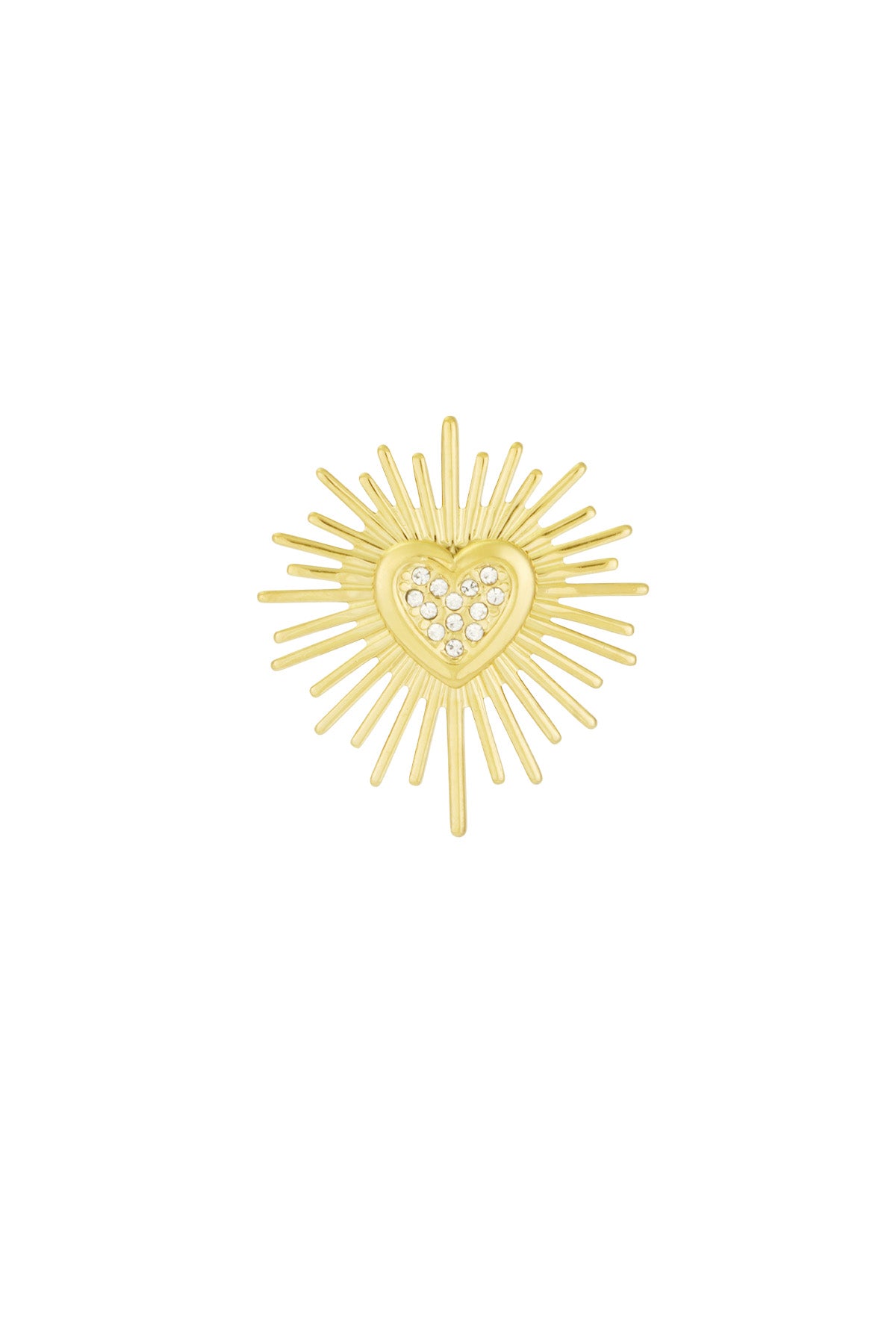 broche sparkling heart