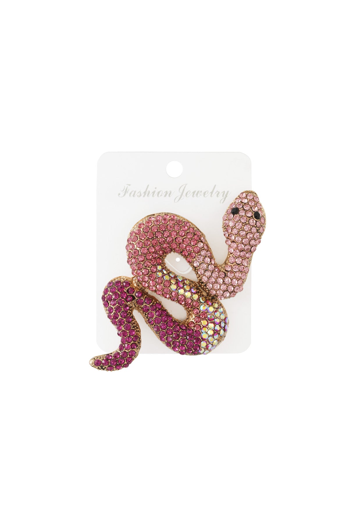 Slang Broche - Roze & Paars