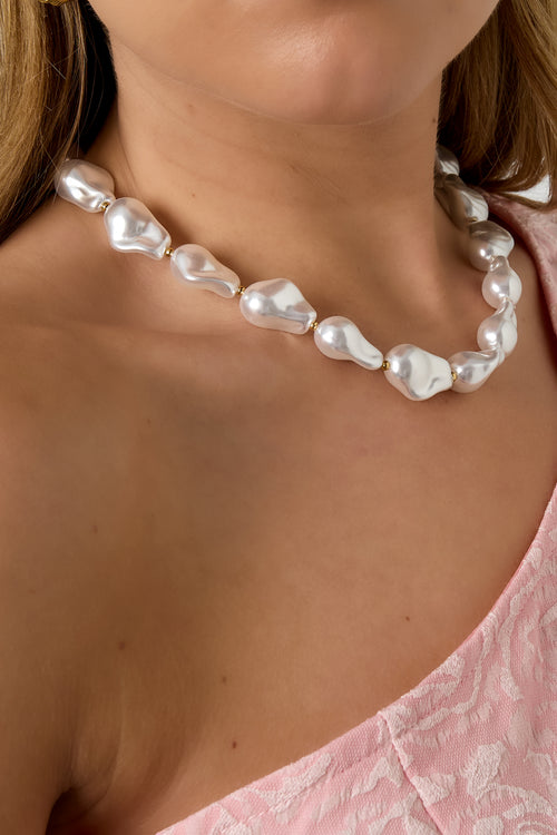 Imitatieparel kralen kettingen kralen casual vakantie/strand eenvoudige serie dames sieraden