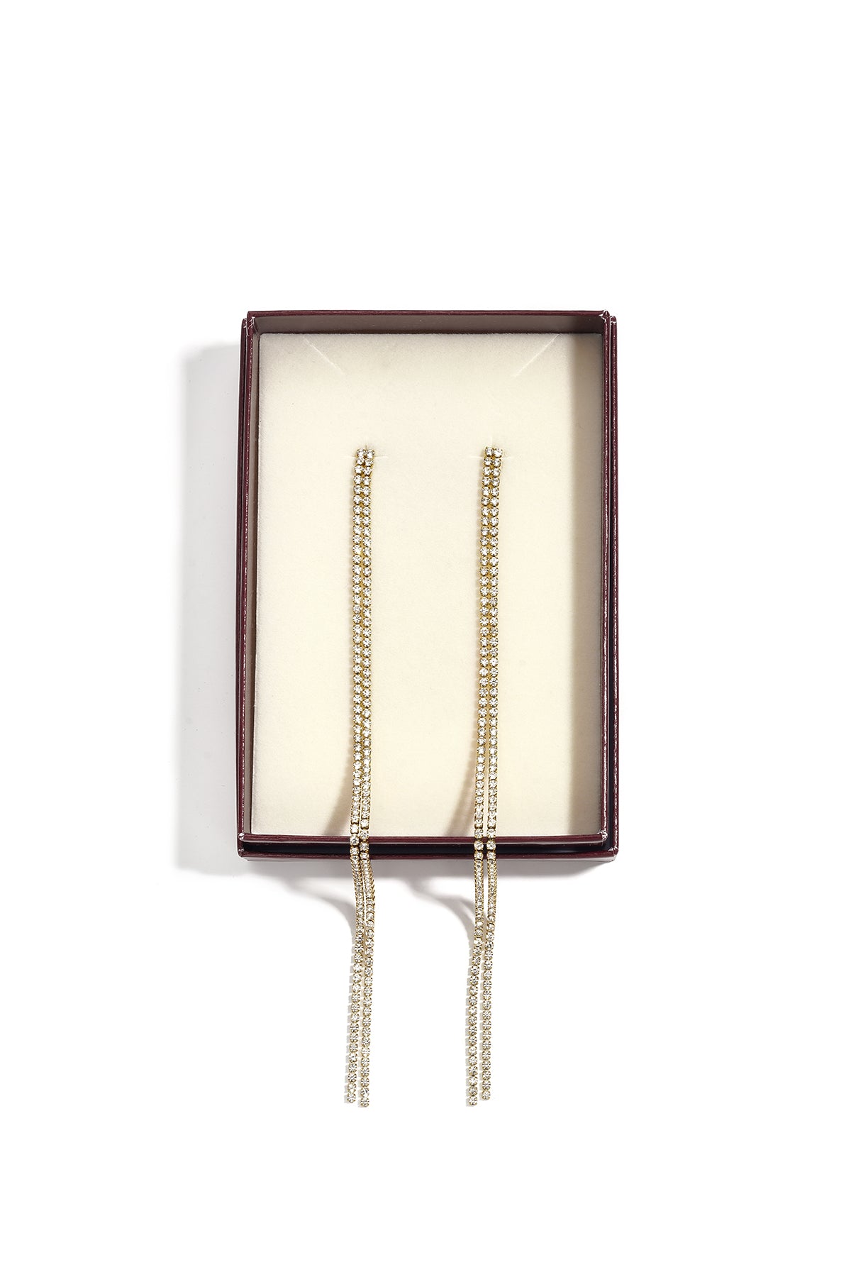 Oorbellen met hangertjes van roestvrij staal en ketting, Simple Daily Simple Series, damessieraden