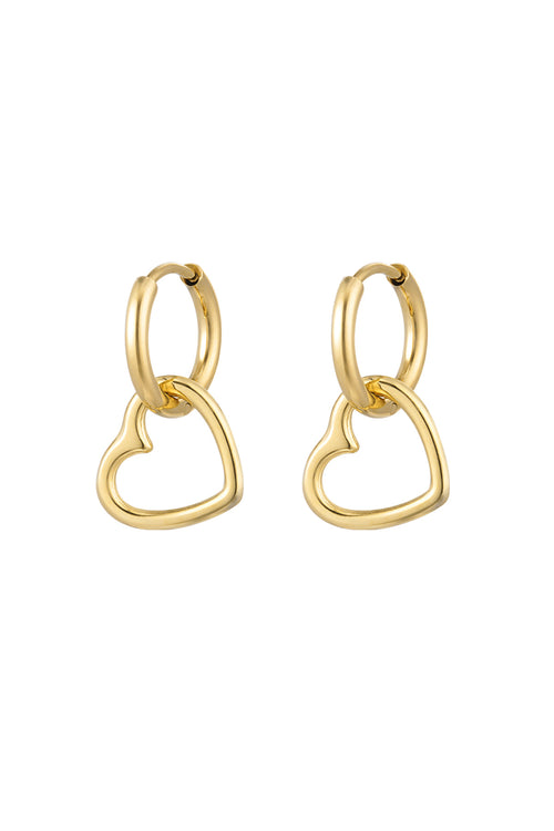 oorbellen basic hart