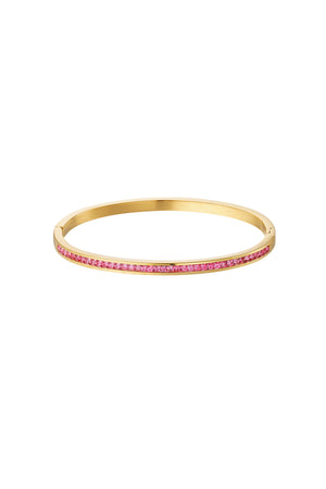 Slavenarmband dunne steentjes