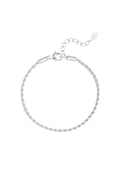Armband jasseron gedraaid smal - zilver-2.0MM