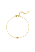 Simpele armband met geknoopte bedel