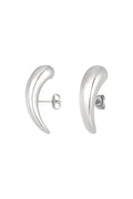 Stylish Stainless Steel Stud Earrings - Silver & Gold