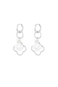 Elegant Drop Earrings in Silver & Gold