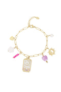 Elegant Charm Bracelets in Silver & Gold