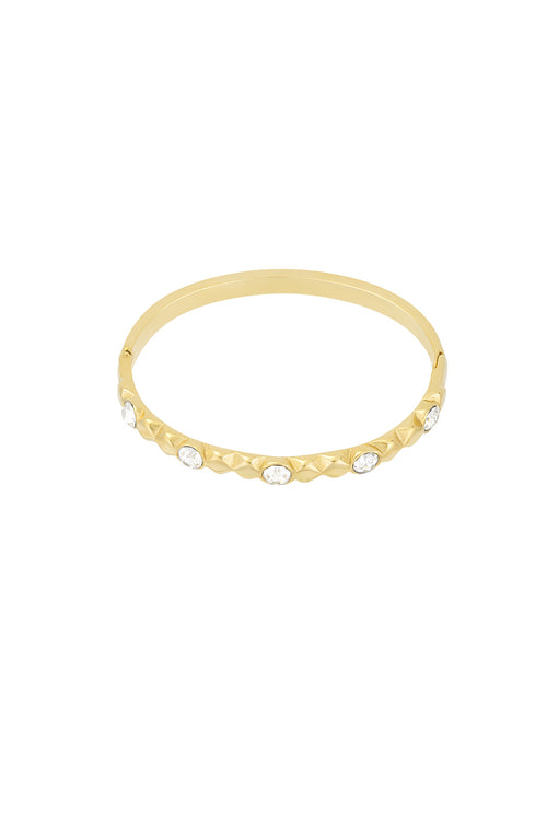 diamond relief armband