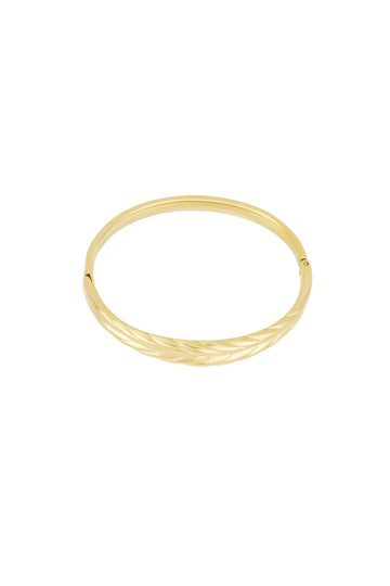 Kyara - Armband met reliëf - Stainless Steel