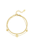 armband clover heart