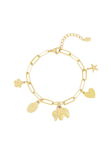 Sea Breeze - Armband - Goudkleurig - 304S-staal