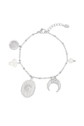 Elegant Silver & Gold Charm Bracelets for Women