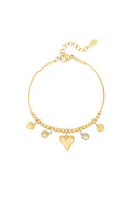 gleaming heart armband